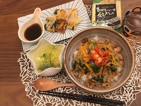 韓国フェア＊ビビンバ・チヂミ・スープ